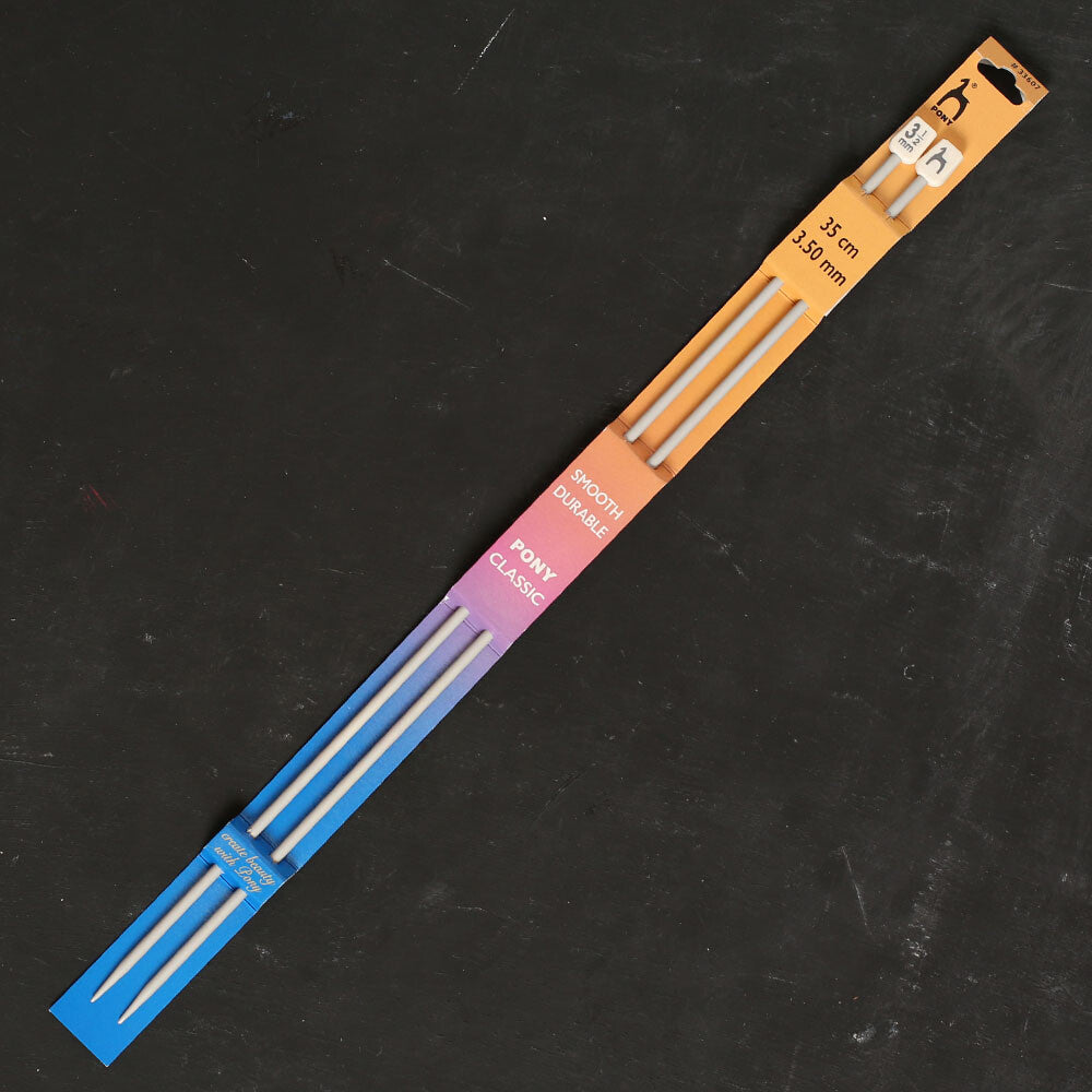 Pony 3.5 mm 35 cm Alüminyum Örgü Şişi - 33607